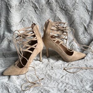 Zigi Soho Strappy Beige Heels